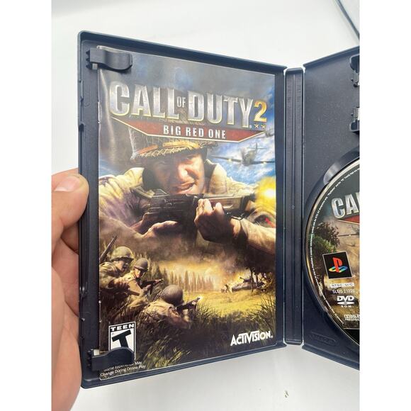 Call of Duty 2 Big Red One (PS2 PlayStation 2) Tested CIB Complete w Manual - Picture 5 of 9